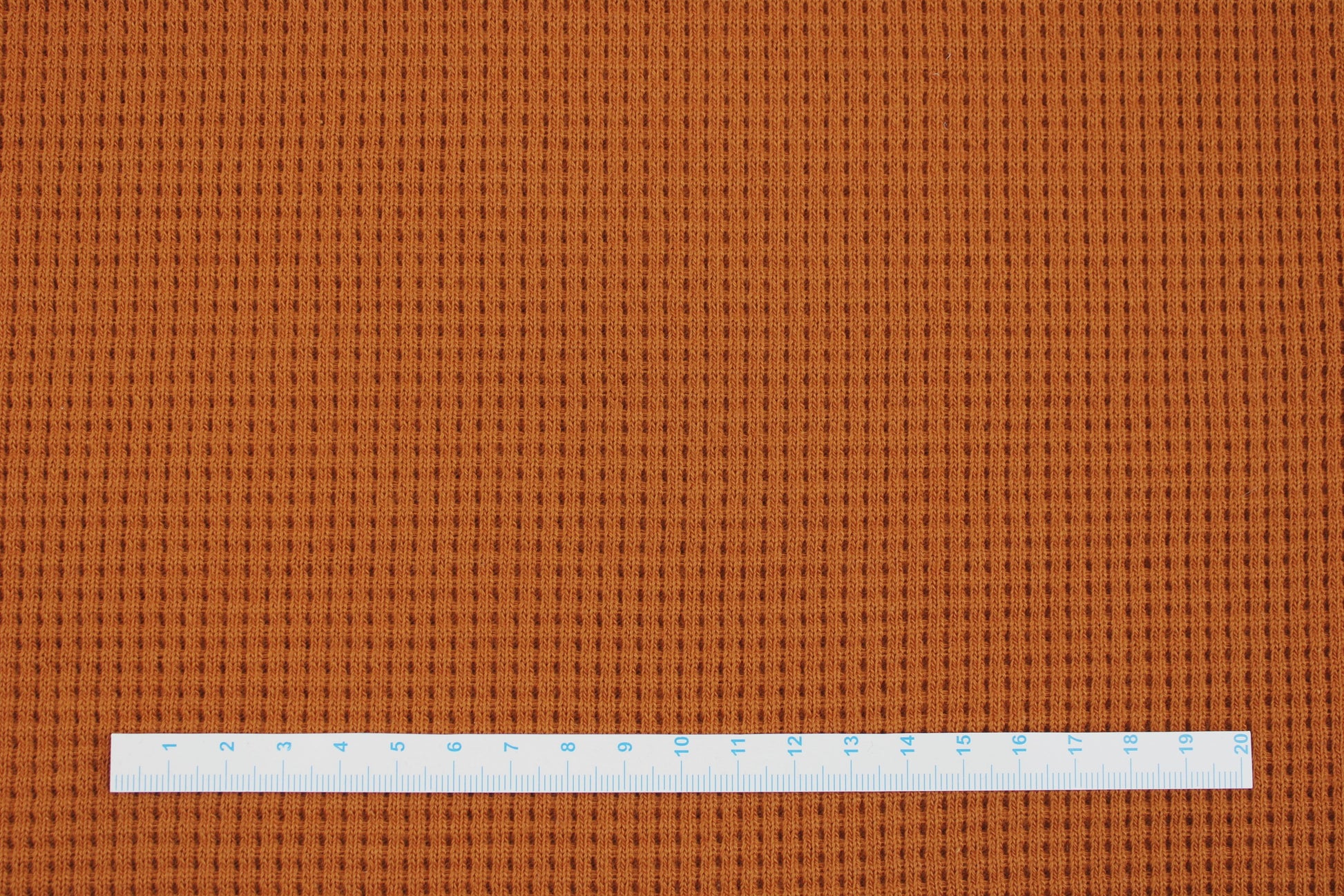 Waffelstrick Oslo in uni rost Detailbild