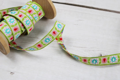 Webband Yummy Pear Birnen - hellgrün