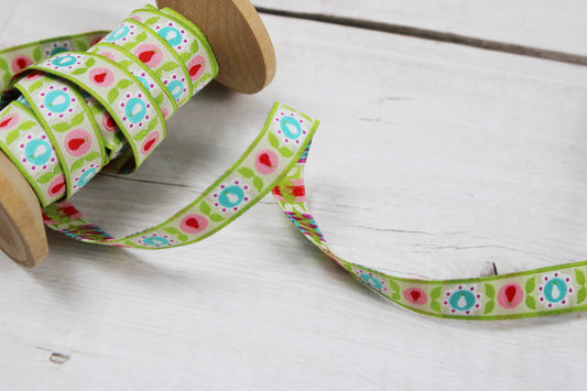 Webband Yummy Pear Birnen - hellgrün