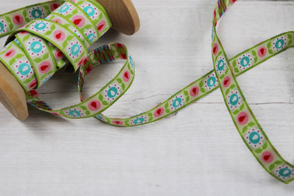 Webband Yummy Pear Birnen - hellgrün