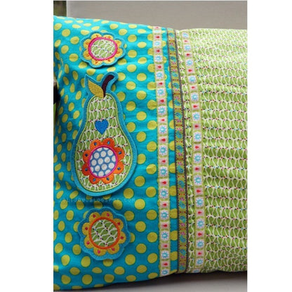 Webband Yummy Pear Birnen - hellgrün