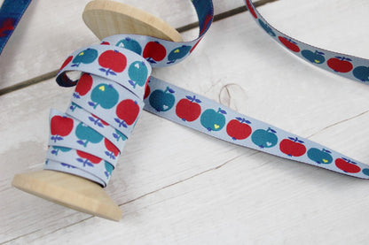 Webband mit Äpfeln Design by Graziela