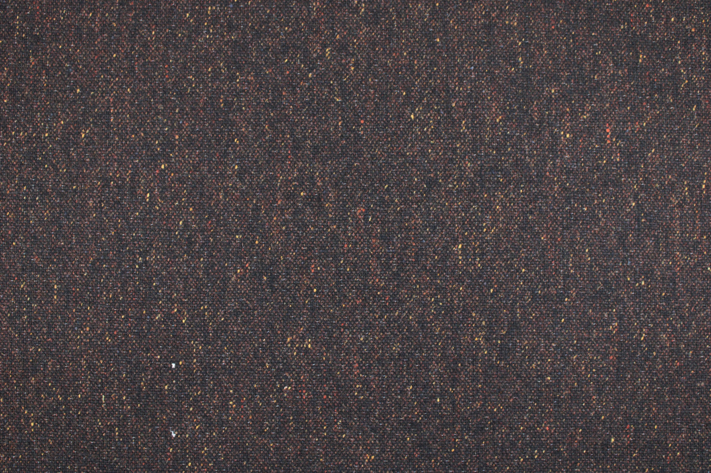 Wolltweed Benny meliert Dunkelbraun Detailbild