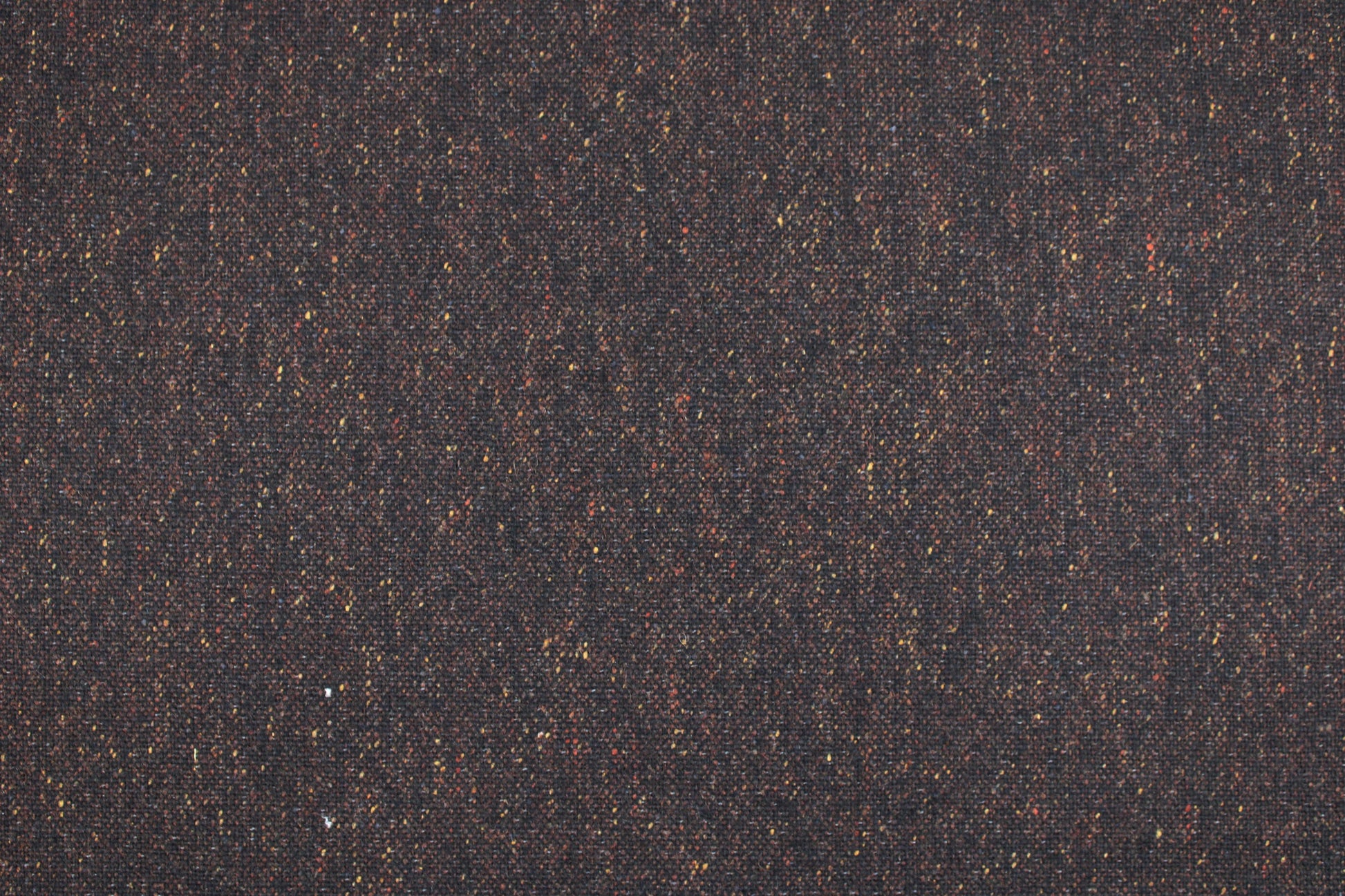 Wolltweed Benny meliert Dunkelbraun Detailbild