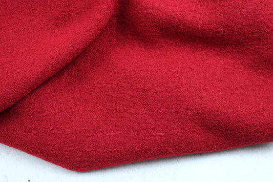 Wollwalk uni rot