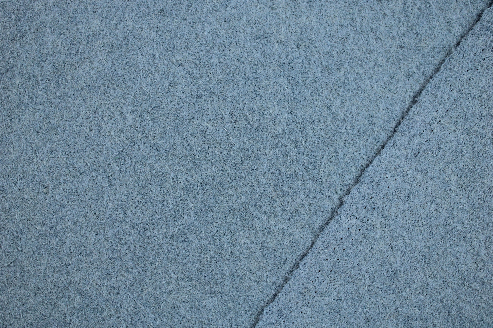 Wollwalk Naomi uni rauchblau mit Innenseite