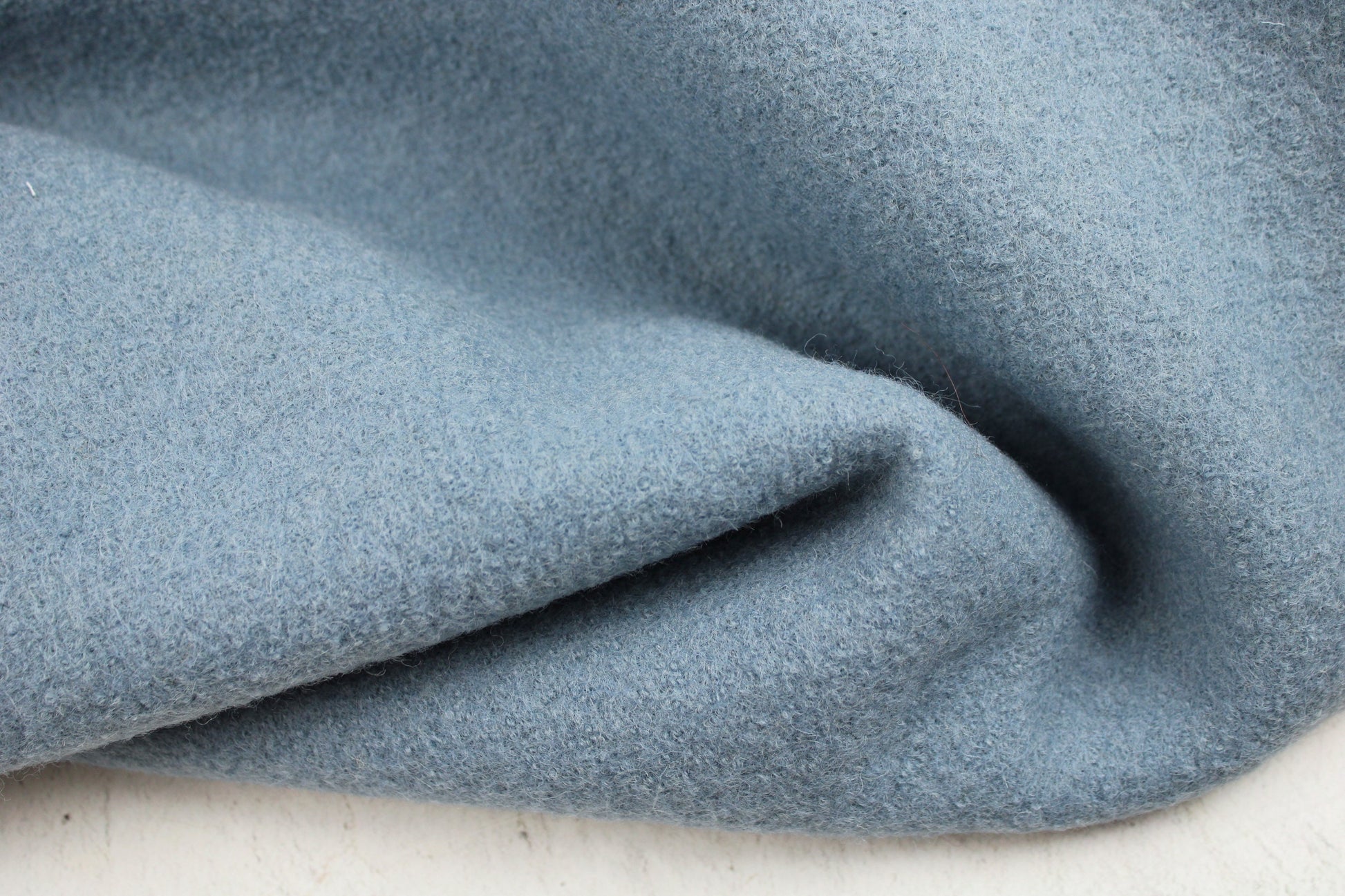 Wollwalk Naomi uni rauchblau