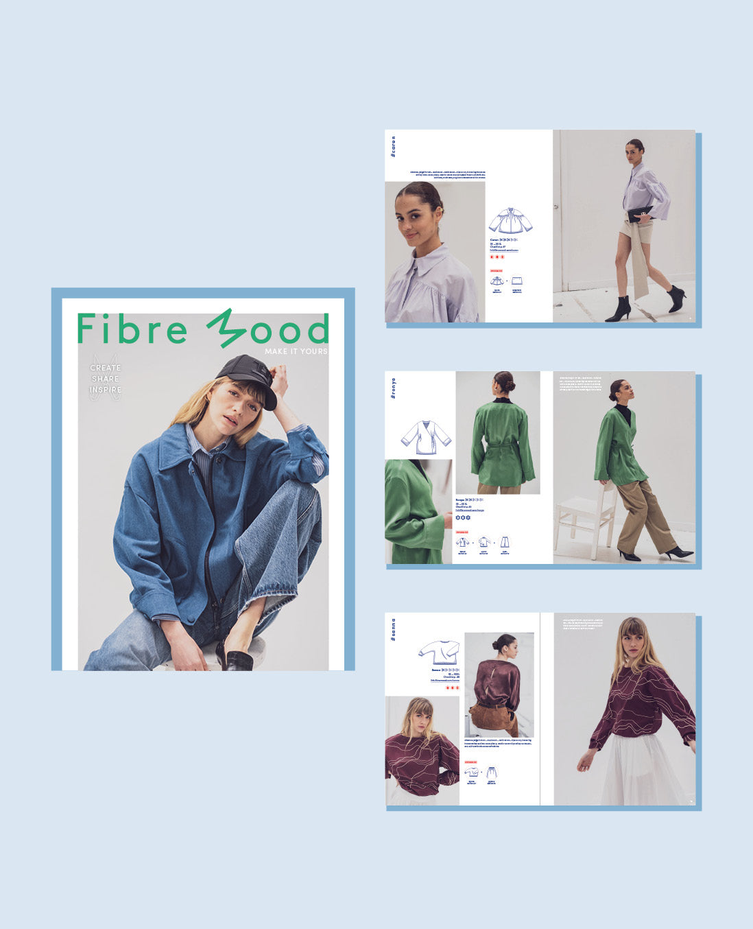 Fibre Mood Ausgabe #7 Moodboard