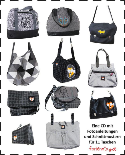 Taschenspieler 3 Schnittmuster CD Übersicht
