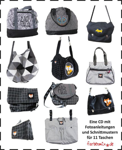 Taschenspieler 3 Schnittmuster CD Übersicht