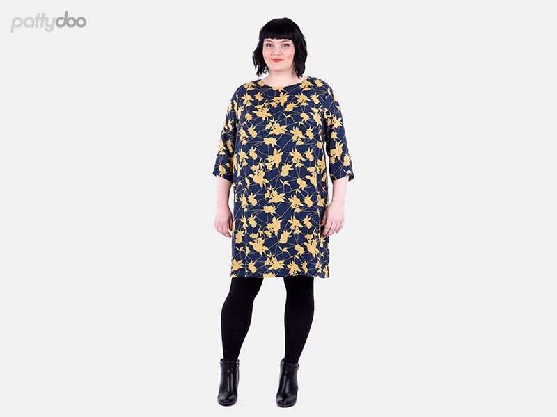Schnittmuster Allie - Damenbluse und-kleid von Pattydoo