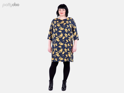 Schnittmuster Allie - Damenbluse und-kleid von Pattydoo